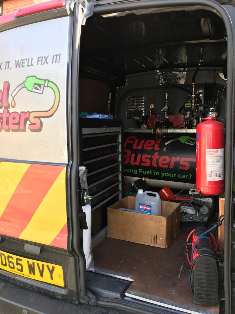 Wrong fuel drain Kent