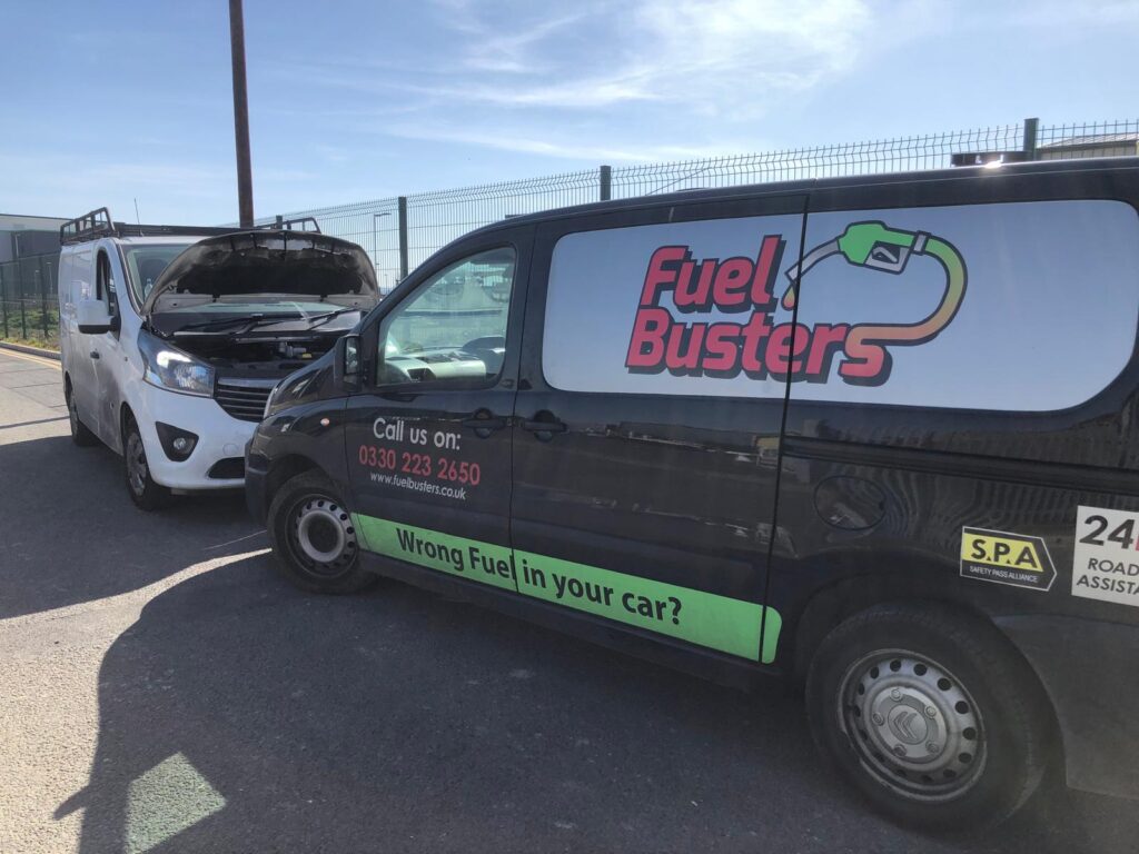 Mobile fuel drain